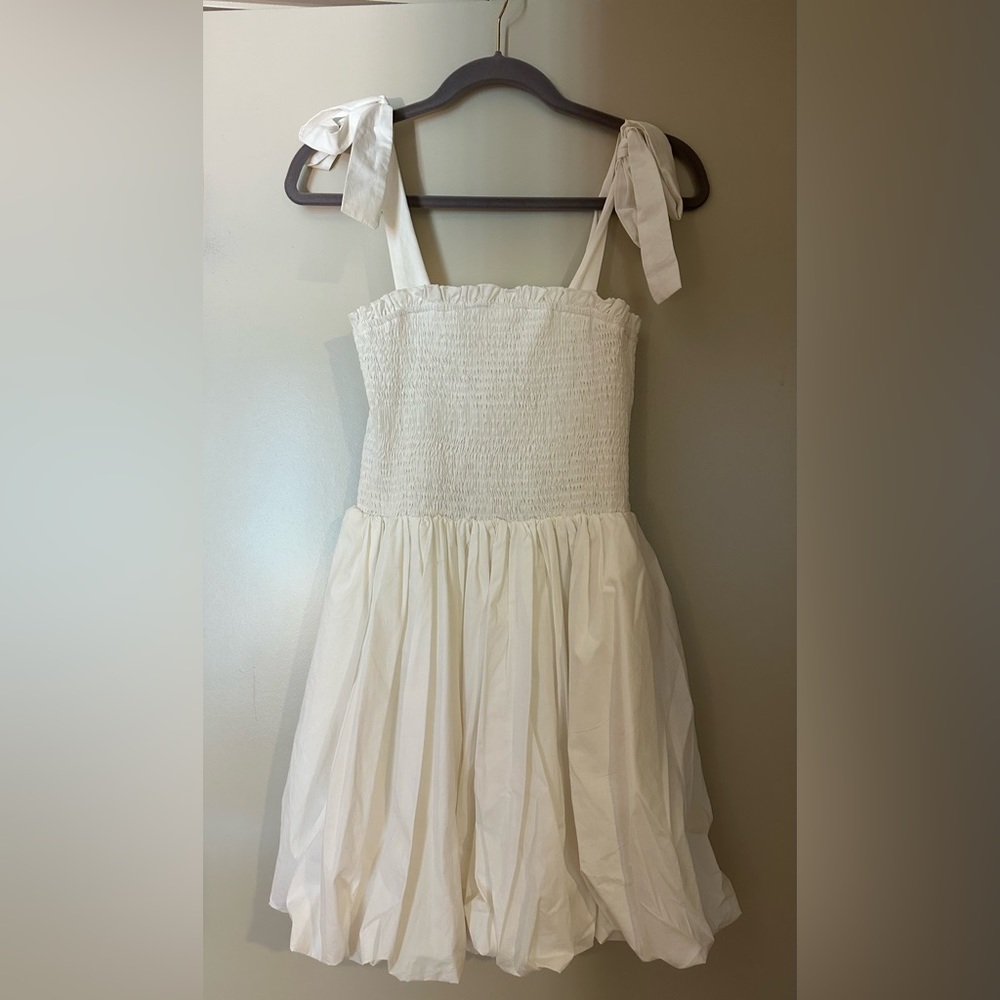TCEC White Bubble Dress